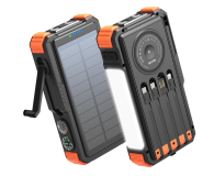 ExtraLink POWERBANK SOLARNY 20000MAH 20W DYNAMO INDUKCJA LAMPA LATARKA - 1570059 - zdjęcie 1